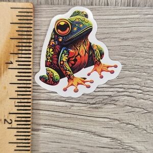 10/$10 Stickers Psychedelic Frogs Frog Sticker